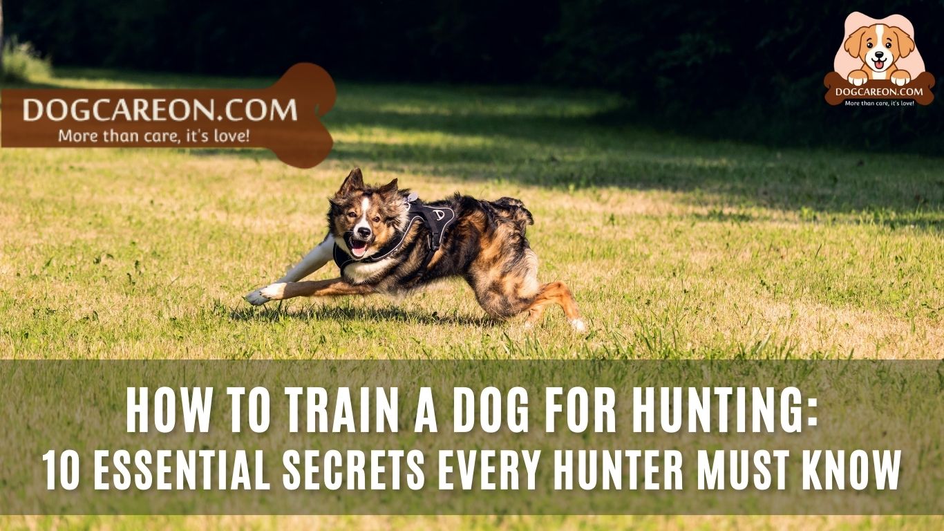 how to train a dog for hunting