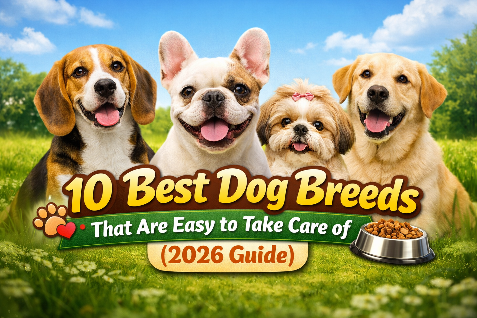dog breeds that are easy to take care of